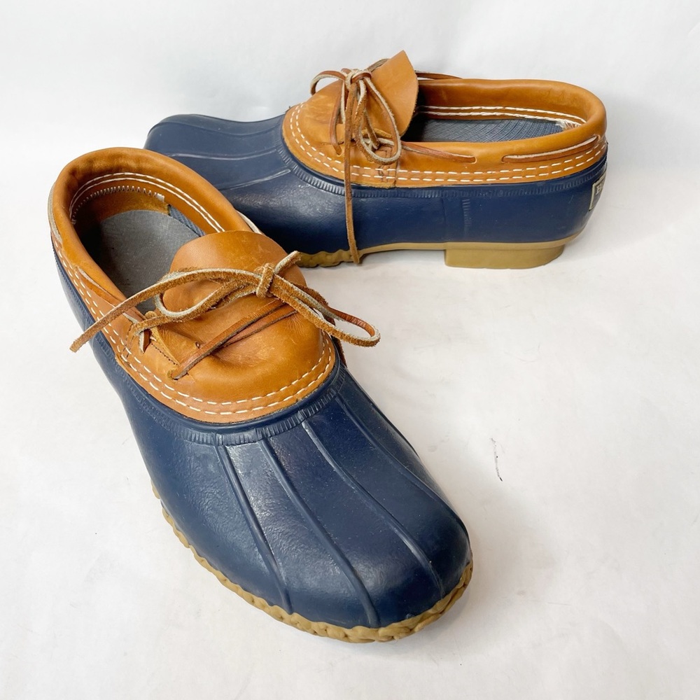L.L. Bean The Original Duck Rain Boot Navy Shoe Size 9